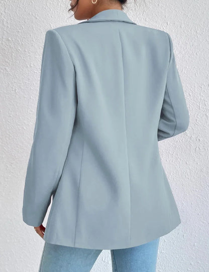 Blazer femenino con solapa y bolsillo lateral AR636