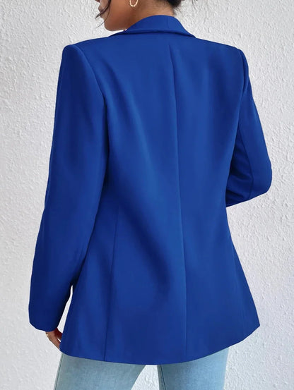 Blazer femenino con solapa y bolsillo lateral AR636